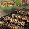 jerk chicken plantain kabob