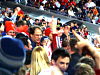 Mr. Wilt makes his way through the section