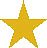 Basic Elements: Gold five point star