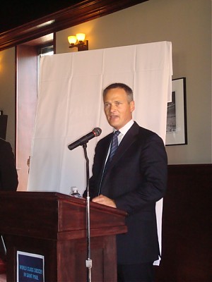 Dean Johnson speaks