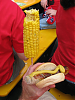 German Bratwurst and Corn